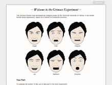 Tablet Screenshot of experiment.grimace-project.net